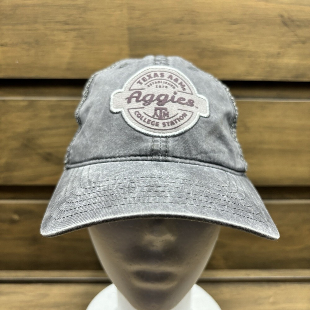 Texas A&M Aggies Hat Cap Snapback Gray Adjustable‎ Top Of The World Mens